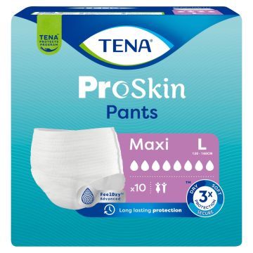 Tena Pants ProSkin Maxi, majtki chłonne, rozmiar L, 10 szt.