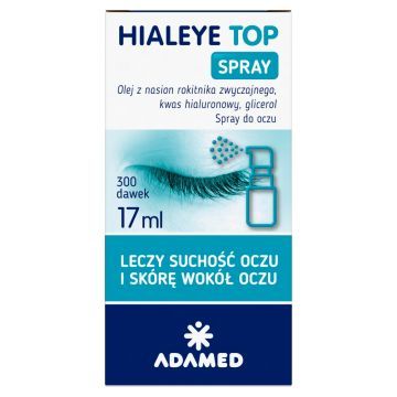 Hialeye Top Spray, spray do oczu, 17 ml
