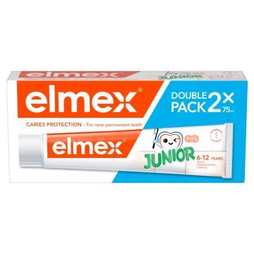 Elmex, pasta do z?bów, Junior, 75 ml x2op,PROM,973/25