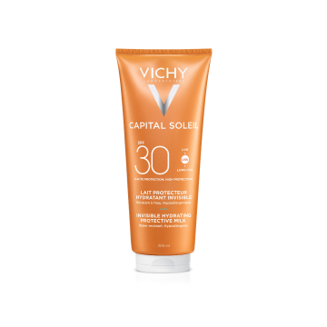 Vichy Capital Soleil, ochronne mleczko do twarzy i ciała SPF 30, 300 ml
