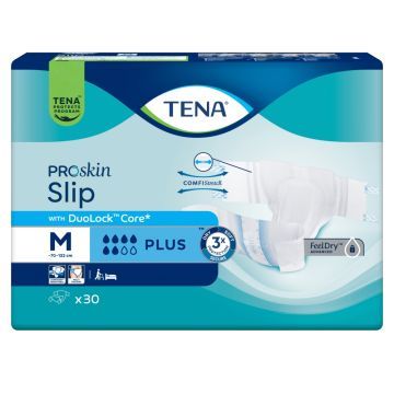 Tena Slip ProSkin, piel-m, plus, M, 30 szt,(710607)