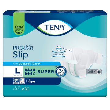 Tena Slip ProSkin, piel-m, super, L, 30 szt,(711404)