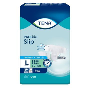 Tena Slip ProSkin, piel-m, super, L, 10 szt,(711213)