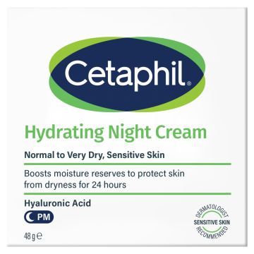 Cetaphil Hydrating Night Cream, krem nawilżający do twarzy na noc, 48 g