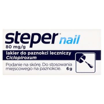 Steper nail, 80 mg/g, lakier do pazn.leczn., 6 g