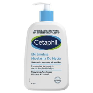 Cetaphil EM, emuls.,micelarna,do mycia, 473 ml