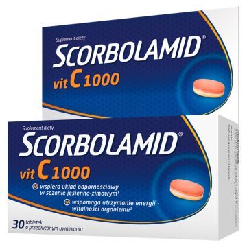 Scorbolamid vit. C 1000, tabletki, 30 szt.
