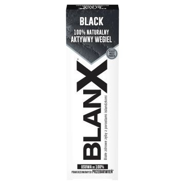 Blanx Black, pasta do zebow, wybielajaca, 75 ml