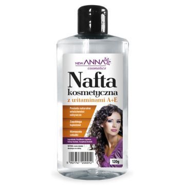 New Anna Cosmetics, nafta kosmetyczna, płyn z witaminą A+E, 100 ml