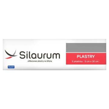 Silaurum, plast.silikonowe,na blizny, 5cmx30cm, 5 szt
