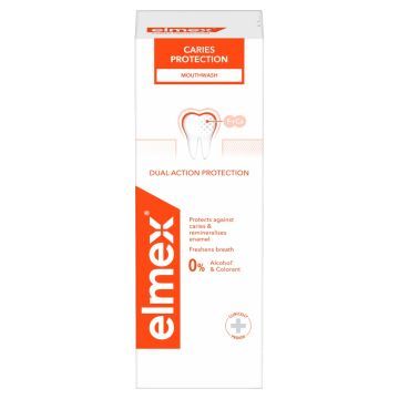 Elmex Przeciw Próchnicy, płyn do płukania jamy ustnej bez alkoholu, 400 ml