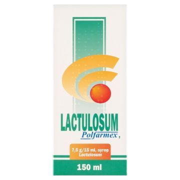 Lactulosum Polfarmex, (7,5 g/15 ml), syrop, 150 ml