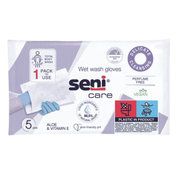 Seni Care, myjki, nas?czane, 5 szt