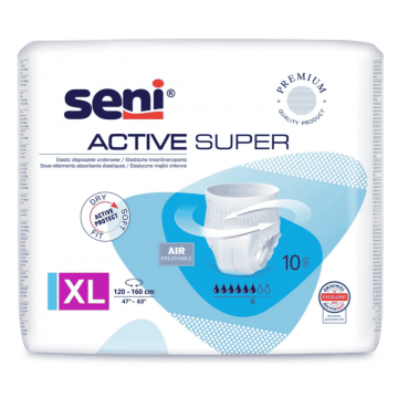 Seni Active Super, majtki elast.,ch?onne,extra ex.large,10szt
