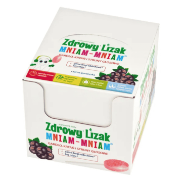 Zdrowy Lizak MniamMniam,gard?o,krta?,struny g?os.,40szt,disp