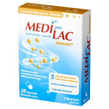 Nexon Pharma Mediprolac Immuno, kapsułki, 20 szt.