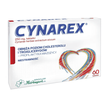 Cynarex, 250 mg, tabl., 60 szt