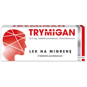 Trymigan, 12,5 mg, tabl.powl., 6 szt