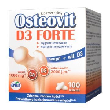 Osteovit D3 Forte, tabletki, 100 szt.