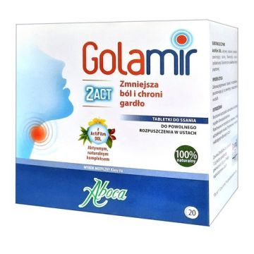 Golamir 2ACT, tabletki do ssania, 20 szt.