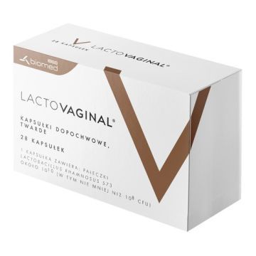 Lactovaginal, kapsułki dopochwowe, twarde, 28 szt.