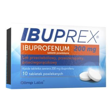 IBUPREX, 200 mg, tabletki powlekane