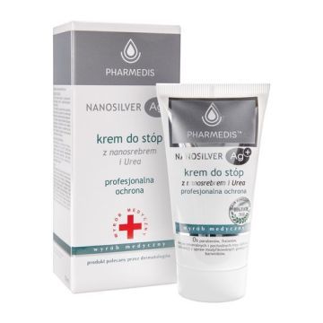 Pharmedis, krem do stóp z nanosrebrem i Urea, 50 ml