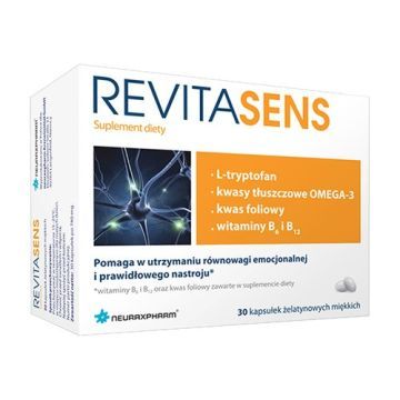 Revitasens, kapsułki żelatynowe miękkie, 30 szt.