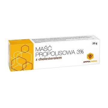 Farmina, maść propolisowa 3% z cholesterolem, 20 g