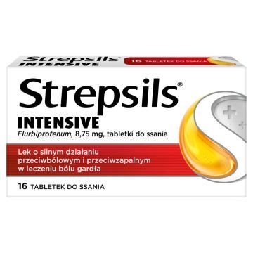 Strepsils Intensive, 8,75 mg, tabletki do ssania, 16 sztuk