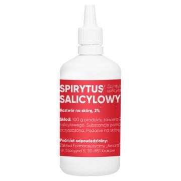 Spirytus salicylowy, 2%, roztwór na skórę, 100 g (Amara)
