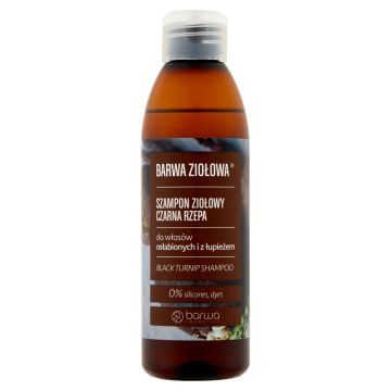 Barwa Ziołowa, szampon Czarna Rzepa do włosów osłabionych, 250 ml
