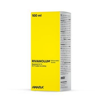 Rivanolum roztwór 0,1%, płyn na skórę, 100 ml (Amara)