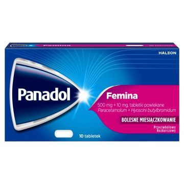Panadol Femina, tabletki powlekane, 10 szt.