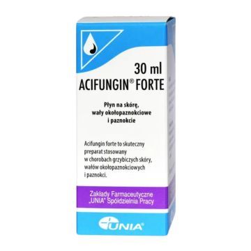 Acifungin forte,płyn n/skórę,wały okołopaznokc.,pazn,30 ml