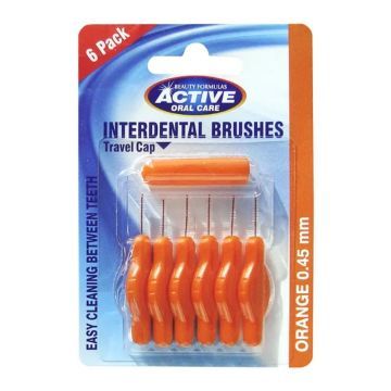 Active, czyściki do przestrzeni międzyzębowych, 0,45mm, 6 szt.