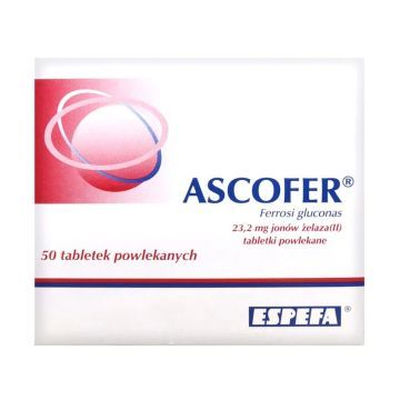 Ascofer Plus, tabl.powl., (Espefa), 50 szt