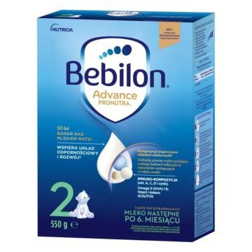 Bebilon 2 Advance Pronutra, mleko następne, po 6 miesiącu, proszek, 550 g