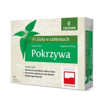 Pokrzywa, tabletki powlekane, 30 szt.