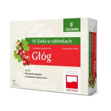 Głóg, tabletki powlekane, 90 szt.
