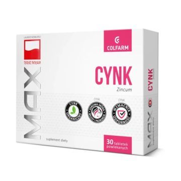 Colfarm, Max Cynk, 10 mg, tabletki, 30 szt.