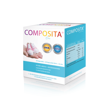 Composita One, kaps., 30 szt+30 szt DHA