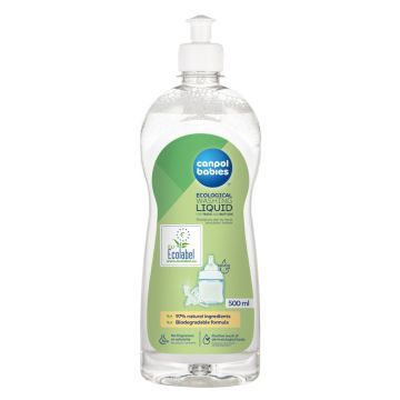 Canpol babies Ekologiczny płyn do mycia smoczków i butelek 500 ml