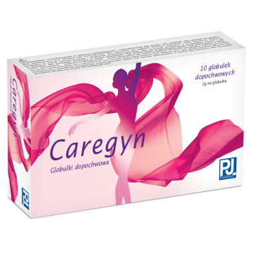 Caregyn, globulki dopochwowe, 10 szt.