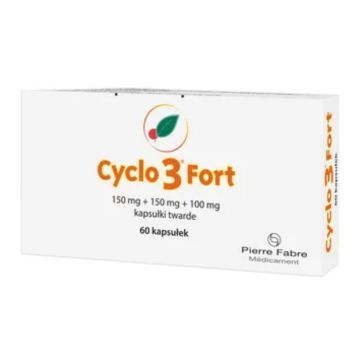 Cyclo 3 Fort, kaps.twarde, 60 szt