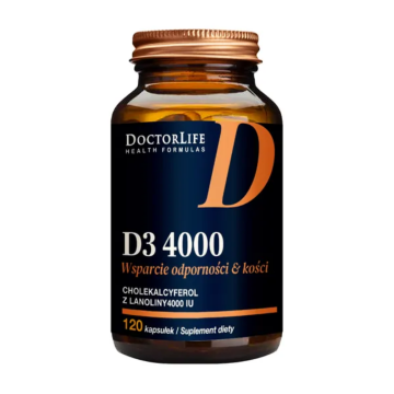D3 4000, kaps.,(Doctor Life),120 szt