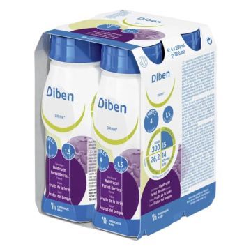 Diben Drink o smaku owocow lesnych,plyn,200ml,4szt