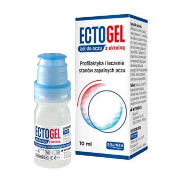 Ectogel, żel, do oczu, z ektoina, 10 ml