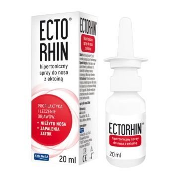 Ectorhin, spray, do nosa z ektoina, hipertoniczny, 20 ml