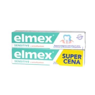 Elmex, pasta do zębów, d/dor,z aminofl,75mlx2op,PROM.978/25